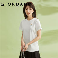 ➦GIORDANO ผู้หญิง เสื้อยืดคอกลมแขนสั้นพิมพ์ลายกระต่ายวินเทจผ้าฝ้ายถัก Free Shipping 05393383