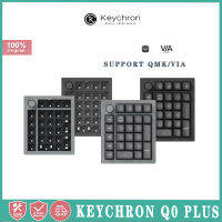 Keychron Q0บวก Qmk/via แผ่นที่กำหนดเองมินิคีย์บอร์ดแบบกลไก27คีย์ RGB CNC Backlit เคสอาโนดอะลูมิเนียม