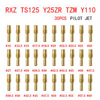 (30ชิ้น) สำหรับ YAMAHA RXZ TS 125 Y125Z Y125ZR 125ZR TZM Y110นักบินเจ็ท PILOTJET PJ สำหรับคาร์บูเรเตอร์ C ARB ขนาด (10-60)