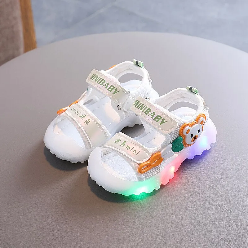 Baby girl light online up sandals