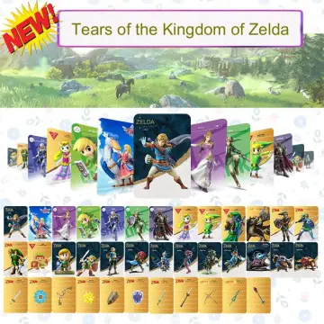 38Pcs the Legend of Zelda Tears Kingdom Switch Amiibo NFC Tarjeta