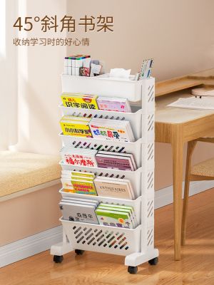 [COD] Desk side bookshelf classroom desk storage artifact book student shelf removable