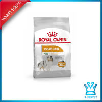 หมดอายุ 1-2024 Royal canin Mini coat care 1 Kg อาหารสุนัขพันธุ์เล็ก บำรุงผิวหนังเสริมความแข็งแรงของผิว