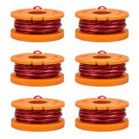 6PCS for Replacing WORX WA0010/WA6531 Spool Mowing Head Mowing Line Cover Grass Rope Reel Replacement Accessories