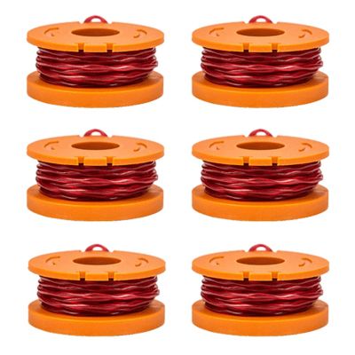 6PCS for Replacing WORX WA0010/WA6531 Spool Mowing Head Mowing Line Cover Grass Rope Reel Parts Accessories