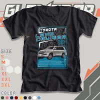 เสื้อยืด Toyota OFFROAD CAR LAND CRUISER Jdm Japan Style Automotive Sport Racing Street Distro