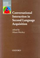 Bundanjai (หนังสือภาษา) Oxford Applied Linguistics Conversational Interaction in Second Language Acquisition (P)