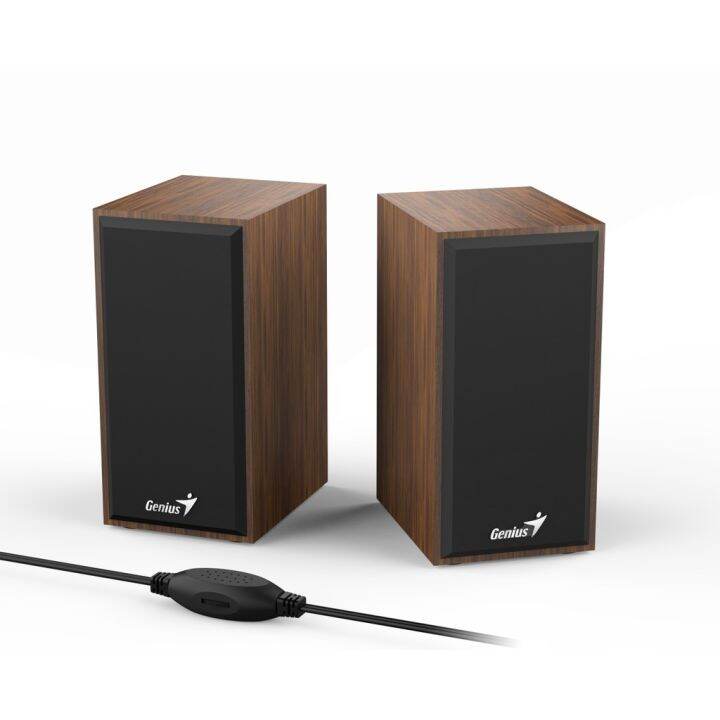 ราคาพิเศษ-genius-speaker-sp-hf180-6w-usb2-0-wood-ลำโพง-สีน้ำตาล-ของแท้-ประกันศูนย์-1ปี-ส่งไว-ลำโพง-ลำโพงไร้สาย-ลำโพงบลูทูธ-เครื่องเสียง