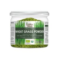 ?Food for you?  Organic Seeds ต้นอ่อนข้าวสาลี Organic Wheatgrass Powder (50g) ?