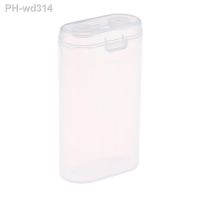 Wholesale 18650 Battery Portable Waterproof Clear Holder Storage Box Transparent Plastic Safety Case for 2 Sections 18650 1PC