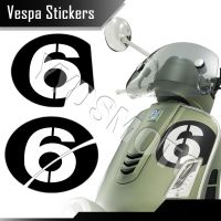 For Vespa Sei 6 Giorni GT GTS GTL GTV 125 300 Super Gts300ie 3M Motorcycle Fairing Sticker NO.6 Decal Accessories Waterproof