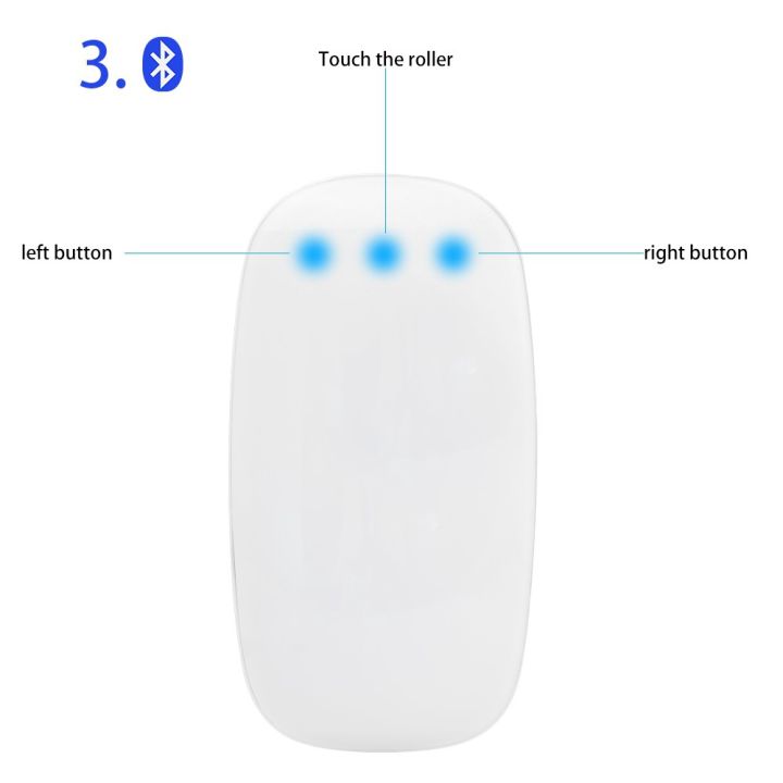 เม้าส์-mouse-บลูทู-ธ-เมาส์-bluetooth-mouse-เมาส์ไร้สาย-slim-wireless-mouse-ergonomic-optical-magic-touch-mause-mice