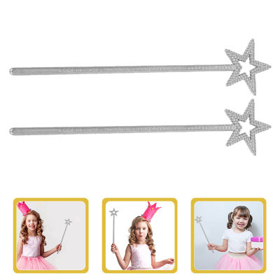 Jiogein [Clearance] 2pcs Star Wands An Fairy Wands Kids Stage Performance Prop Fairy Cosplay อุปกรณ์ประกอบฉาก