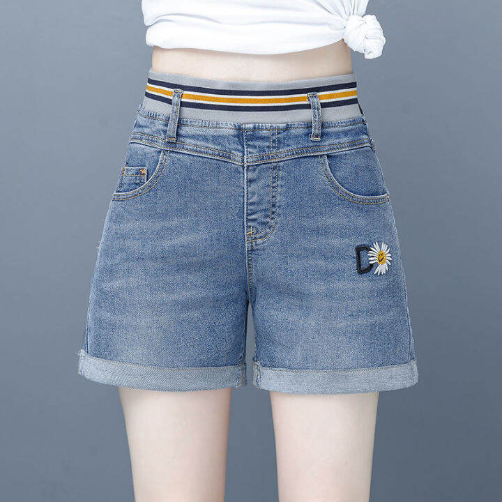 oversized jeans shorts