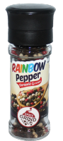 SPICEGRIND  Rainbow Pepper Grinder. 55 grams. Refillable. เกลือหิมาลายัน แบบขวดฝาบด 55 กรัม เกลือชมพู เกลือสีชมพูแท้ เกลือบด เกลือคีโต เกลือคลีน