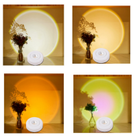 ไฟตกแต่งห้องนอน Touch Sunset Lamp Cabinet Ambient Night Light For Wall Lamps Kitchen Closet Cabinet Lightinng