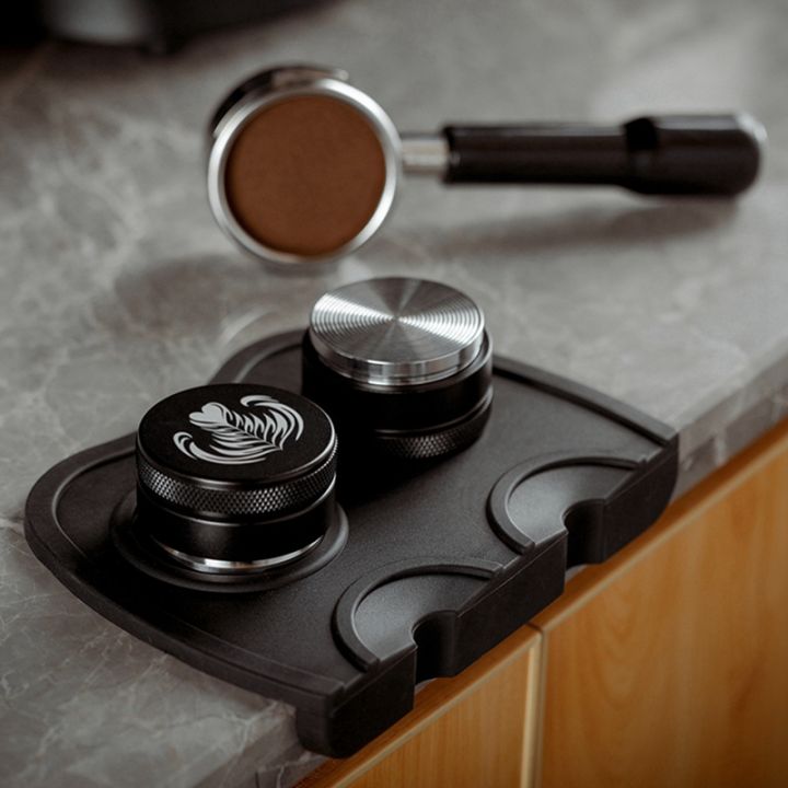 2pcs-espresso-coffee-tampers-mat-silicone-tamper-holder-corner-mat-pad-anti-skid-tamper-mat-coffeeware-tamping-tools