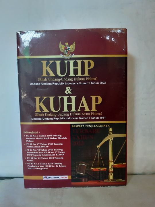 BUKU KUHP (KITAB UNDANG-UNDANG HUKUM PIDANA) & KUHAP (KITAB UNDANG ...