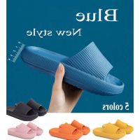 COD ๑▣♤ The Outline Shop27dgsd6gfd 2021 Selipar Wanita Lelaki Gaya Musim Soft Slippers Comfortable Thick Sole Shower Slippers House Men Women Unisex Non slip Anti-slip Massage Fashion Sandals