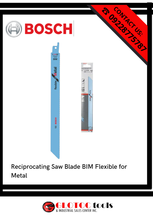 BOSCH Reciprocating Saw Blade BIM Flexible for Metal Lazada PH