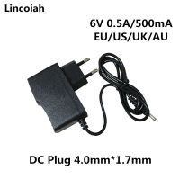 1Pcs 6V 500MA 4W AC DC Power Supply Adapter Charger สำหรับ OMRON I-C10 M4-I M2 M6W 0.5A M7 M10 M6เครื่องวัดความดันโลหิต