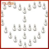 MUBAI 100pcs โลหะผสมอัลลอยด์ เงินโบราณเสน่ห์เครื่องหมายสหรัฐดอลลาร์ เงินโบราณ 0.710.43นิ้วค่ะ เครื่องรางดีไอวาย ทนทานและยาวนาน จี้ห้อยกระเป๋าเงินอัลลอย สาวๆ