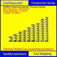 65MN Strong Spring Steel Pressure Compression Shock Absorber Return Spring Diameter 0.8mm 0.9mmProvide Customization