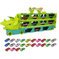 Race Track Truck Toy Car Transporter Carrier Toy Reusable Toddler Carrier Truck Transport Vehicles Toys for Boys and Girls Age 3 Years Old great