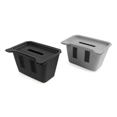 npuh Backseat Second Row Organizer Storage Box Container Trash Can used for ModelY Dropship