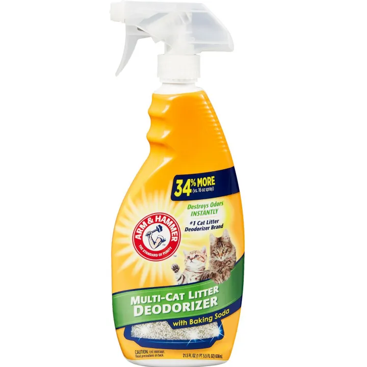Arm & Hammer MultiCat Litter Deodorizer Spray, 21.5oz/636mL Lazada PH