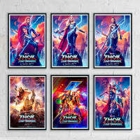 THOR Love and Thunder Poster (2022) Marvel ธอร์ ด้วยรักและอัสนี / Chris Hemsworth, Natalie Portman