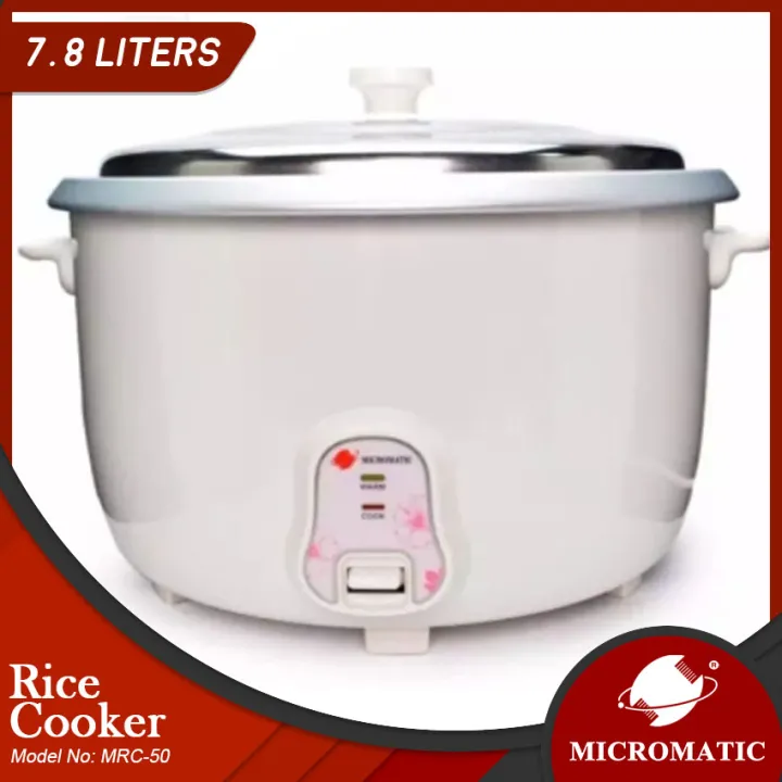 Micromatic MRC-50 7.8L 45cups Heavy Duty Rice Cooker | Lazada