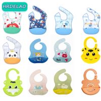 New Ins Baby Fruit Cartoon Silicone Bib Baby Eating Bib Three dimensional Waterproof Rice Bag Wash Free Saliva Bib Children Gift