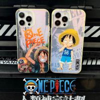 เคสคุณภาพสูงเคสสำหรับ IPhone 11 12 13 14 Pro Max แฟชั่นฝาหลังการหัวเราะลูฟี่เคสโทรศัพท์กันกระแทก