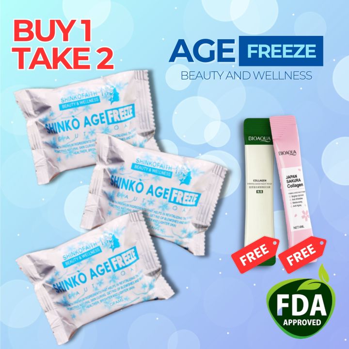 Buy 1 Take 2 Shinko Faith Age Freeze Beauty Soap 70g Good For Skin