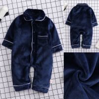 [COD] Childrens wholesale first-hand source new Korean version of flannel childrens romper baby fleece thickened jumpsuit