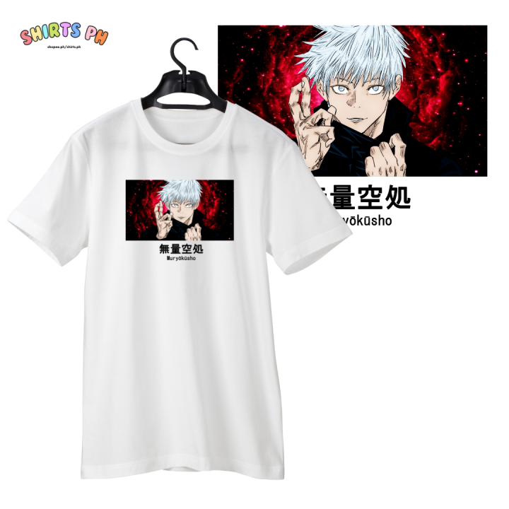 Jujutsu Kaisen Gojo Unlimited Void Anime Tshirt | Shirts.PH | Lazada PH