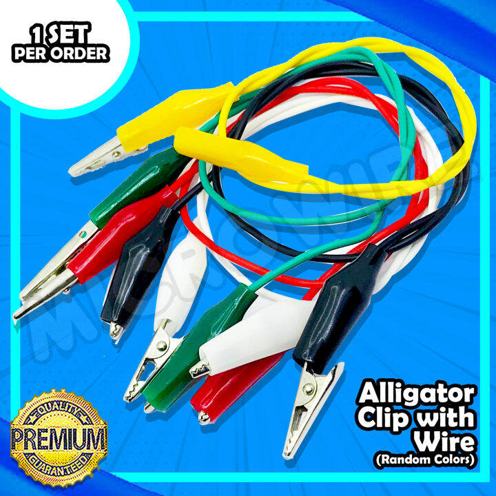 Alligator Clips for Wire Testing Assorted Colors (SET OF 5PCS) Lazada PH