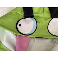 Anime Invader ZIM Cosplay Alien ZIM Hooded Zip Up Pullovers Sweatshirts Men Women Jacket Coat With Ears Halloween Costume