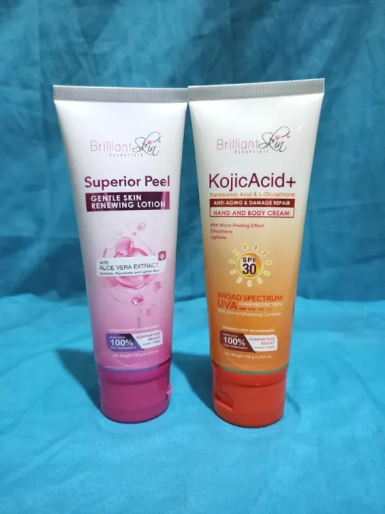 Bundle Brilliant Kojic Acid Lotion and Superior Peel Lotion Lazada PH