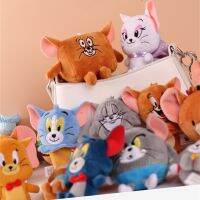 【YF】∋☍❍  Chibi And Jerry Keychain Rings Anime Spike Tyke Dog Cartoon Tuffy Nibbles Stuffed Figure Chain