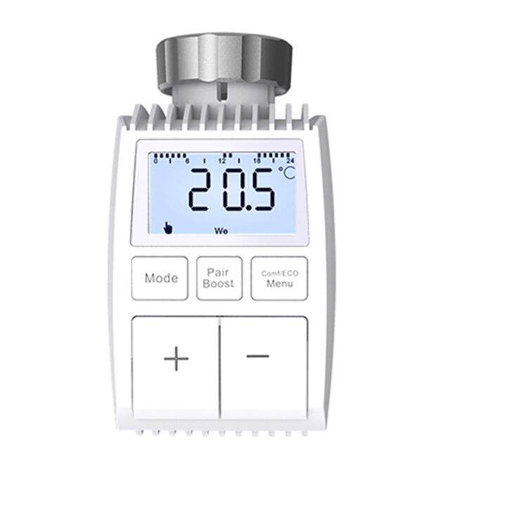 Tuya Smart ZigBee Radiator Actuator TRV Programmable Thermostatic Radiator Valve App Remote