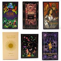 Villains Tarot Deck Light Seer S Tarot 78การ์ดสีเต็มรูปแบบและ Guidebook Fortune Telling Game สำหรับผู้เริ่มต้น Labyrinth Tarot