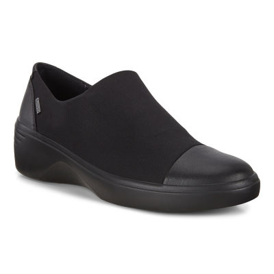 ECCO รองเทา้ผู้หญิงรุ่น  Soft 7 Wedge Black DrittonTextile