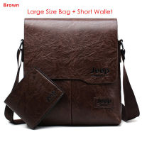 JEEPBULUO BRAND Famous Business Casual Tote Bags Men Messenger Bag Leather Crossbody Shoulder Bag For Man