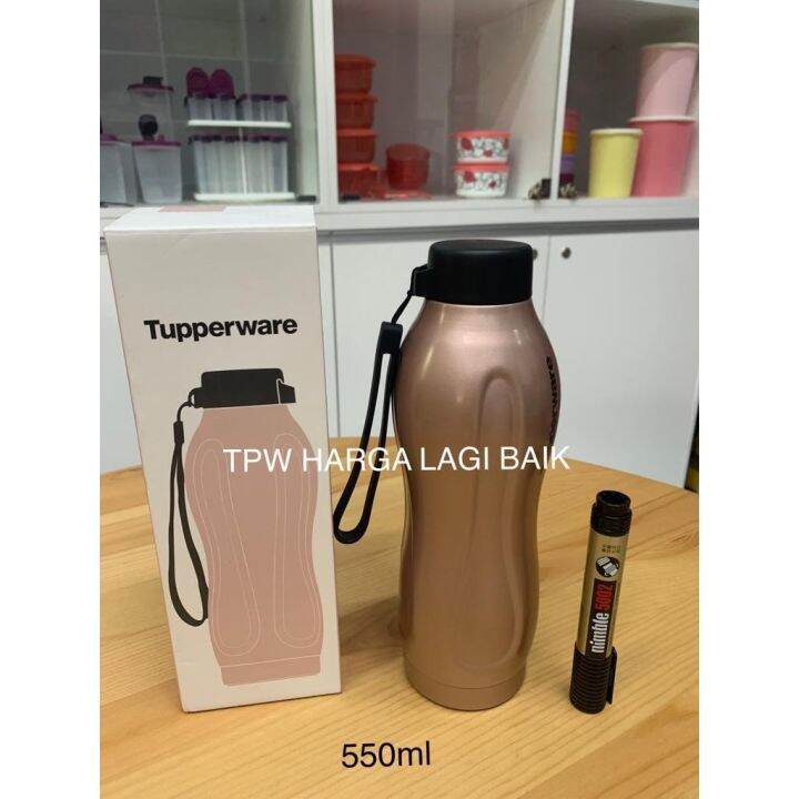 Tupperware Thermal Insulated Eco Bottle 550ml / Thermos Lazada