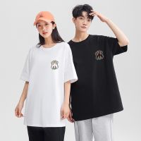 Cotton short sleeve T-shirt han edition fashionable young men 2023 summer leisure coat loose popular logo shirt --ntx230801✟