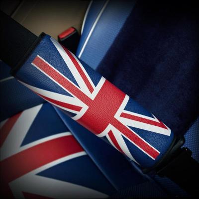 นวมหุ้มเบ้ลท์รถ ธงชาติอังกฤษ ปลอกหุ้มเบ้ลล์ นวมหุ้มเบ้ลล์ นวมหุ้มเบ้ลท์ ปลอกหุ้มเข็มขัดนิรภัย ที่หุ้มเบลท์ จำนวน 1 คู่