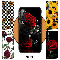 Casing หรับ OPPO A91 F15 A81 A92 A72 A52 A93 A94 Reno 2 2Z 2F 3 4 5 5K 6 4Z 6Z Lite Pro Plus A92S ni46 daisy Yellow sunflower flower Rose Pattern Phone เคสโทรศัพท์