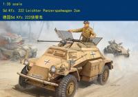 งานอดิเรกของเจ้านายอาคาร #82442 1/35 SDKFZ 222 Leichter 2ซม. Panzerspahwagen ชุดประกอบโมเดล Hobbyboss